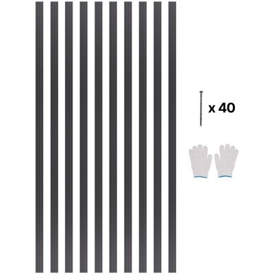 OBRZEŻE OGRODOWE VEVOR ALUMINIOWE 10 SZT 1524X43X1.6MM MOCNE I TRWAŁE OBRZEŻE OGRODOWE VEVOR ALUMINIOWE 10 SZT 1524X43X1.6MM MOCNE I TRWAŁE