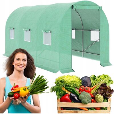 Xtech Ogrodowy Tunel Foliowy Szklarnia Mocna Wytrzymała Konstrukcja 2X3M 6M2 Xtech Ogrodowy Tunel Foliowy Szklarnia Mocna Wytrzymała Konstrukcja 2X3M 6M2