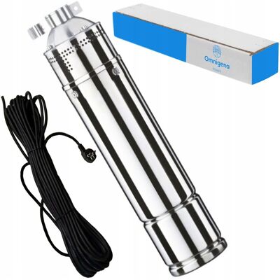 Omnigena Pompa Głębinowa Skm 100 4' Inox 750W 230V Kondensator 15M Kabla Omnigena Pompa Głębinowa Skm 100 4' Inox 750W 230V Kondensator 15M Kabla