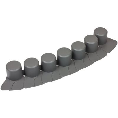 Palisada ogrodowa PROSPERPLAST IPAL7-S443, szara, 4,05 m Palisada ogrodowa PROSPERPLAST IPAL7-S443, szara, 4,05 m