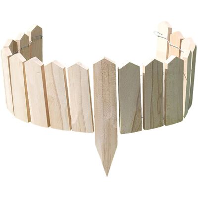 Inny producent Palisada - ogrodzenie drewniane 120x20cm - naturalny nie malowany Inny producent Palisada - ogrodzenie drewniane 120x20cm - naturalny nie malowany