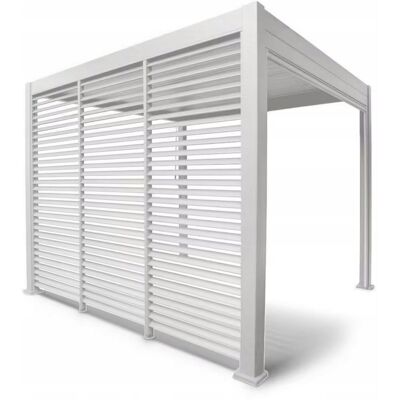 Focus Garden Panel Żaluzjowy 123,5 Cm Żaluzja Osłona Od Pergoli Premium White Gutroof Focus Garden Panel Żaluzjowy 123,5 Cm Żaluzja Osłona Od Pergoli Premium White Gutroof
