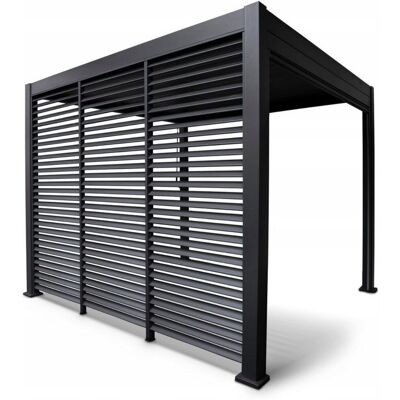 Focus Garden Panel Żaluzjowy Do Pergoli Premium Anthracite 123,5Cm Gutroof Poziomy Focus Garden Panel Żaluzjowy Do Pergoli Premium Anthracite 123,5Cm Gutroof Poziomy