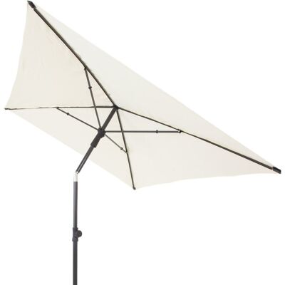 Parasol balkonowy prostokątny 2,1 x 1,4 m ecru PATIO Parasol balkonowy prostokątny 2,1 x 1,4 m ecru PATIO