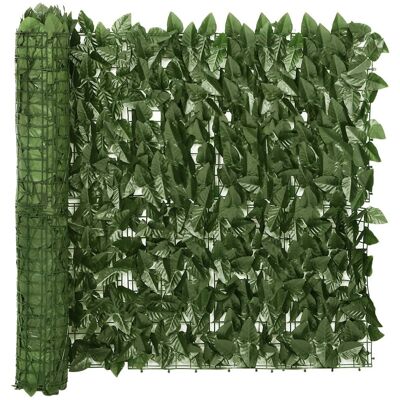 VMP Parawan balkonowy, ciemnozielone liście, 600x75 cm VMP Parawan balkonowy, ciemnozielone liście, 600x75 cm