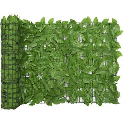 VMP Parawan balkonowy, zielone liście, 300x75 cm VMP Parawan balkonowy, zielone liście, 300x75 cm