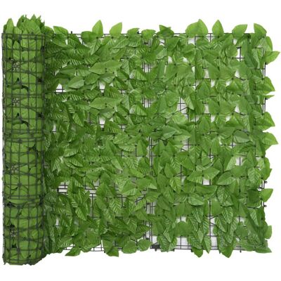 VMP Parawan balkonowy, zielone liście, 600x100 cm VMP Parawan balkonowy, zielone liście, 600x100 cm