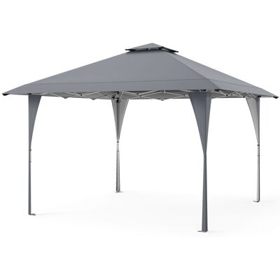 COSTWAY Pawilon ogrodowy z podwójnym dachem Namiot ogrodowy 390 x 390 cm COSTWAY Pawilon ogrodowy z podwójnym dachem Namiot ogrodowy 390 x 390 cm