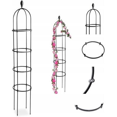 inna (Inny) PERGOLA Ogrodowa ŁUK PODPORA na Kwiaty RÓŻE Rośliny Stojak Metalowa 210 cm inna (Inny) PERGOLA Ogrodowa ŁUK PODPORA na Kwiaty RÓŻE Rośliny Stojak Metalowa 210 cm