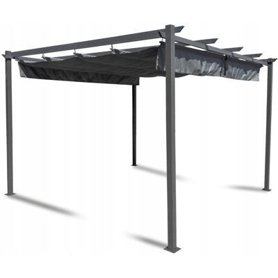 Inny producent PERGOLA TARASOWA ALTANA OGRODOWA szara 3x3x2,2m SOLIDNA stalowa nowoczesna Inny producent PERGOLA TARASOWA ALTANA OGRODOWA szara 3x3x2,2m SOLIDNA stalowa nowoczesna