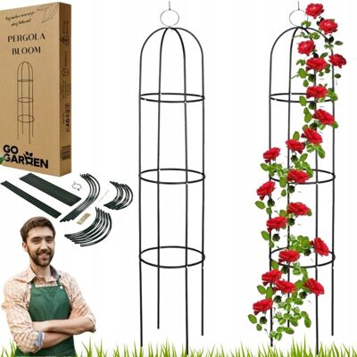 nieznany producent PERGOLA WIEŻOWA OGRODOWA NA TARAS BALKON OGRÓD METALOWA DO KWIATÓW ROŚLIN nieznany producent PERGOLA WIEŻOWA OGRODOWA NA TARAS BALKON OGRÓD METALOWA DO KWIATÓW ROŚLIN