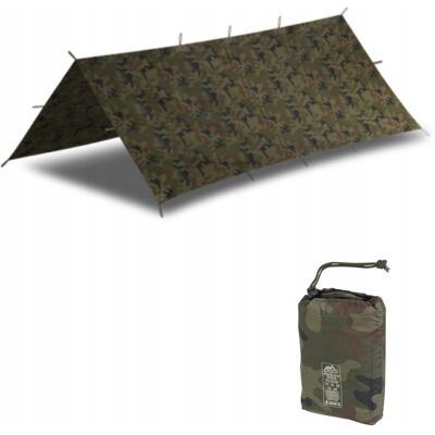 Helikon-Tex Płachta Biwakowa Plandeka Namiot Helikon 2X2,5 m Wz.93 Woodland + Pokrowiec Helikon-Tex Płachta Biwakowa Plandeka Namiot Helikon 2X2,5 m Wz.93 Woodland + Pokrowiec