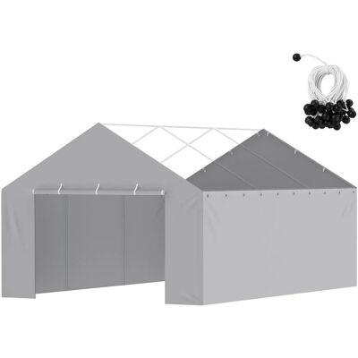 Vevor Plandeka do garażu 600x395 cm wodoodporna UV wzmocniona – ściana boczna Vevor Plandeka do garażu 600x395 cm wodoodporna UV wzmocniona – ściana boczna