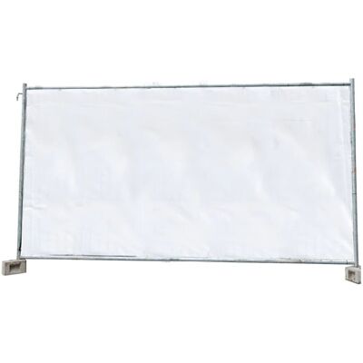 Boni-shop Plandeka na ogrodzenie budowlane 160 g/m² biała PE 1,76 m x 3,41 m (20 szt.) Boni-shop Plandeka na ogrodzenie budowlane 160 g/m² biała PE 1,76 m x 3,41 m (20 szt.)