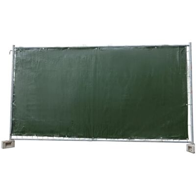 Boni-shop Plandeka na ogrodzenie budowlane zielona 160g/m² PE 1,76m x 3,41m Boni-shop Plandeka na ogrodzenie budowlane zielona 160g/m² PE 1,76m x 3,41m