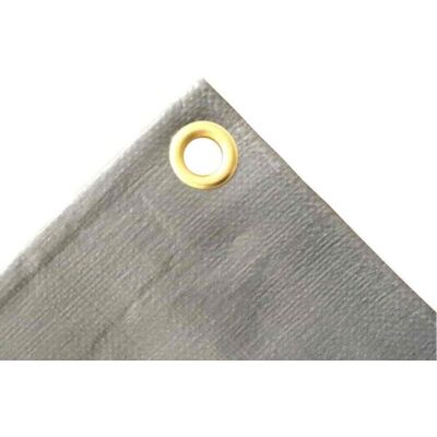Boni-shop Plandeka ochronna 280g/m², 4x8m szara, wodoodporna, ze stabilizacją UV Boni-shop Plandeka ochronna 280g/m², 4x8m szara, wodoodporna, ze stabilizacją UV