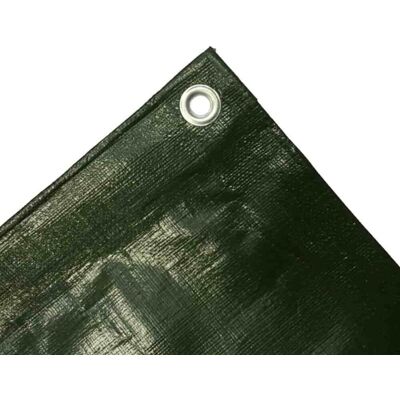 Boni-shop Plandeka ochronna 280g/m², zielona, wodoszczelna, UV, 2x3m (6m²) Boni-shop Plandeka ochronna 280g/m², zielona, wodoszczelna, UV, 2x3m (6m²)