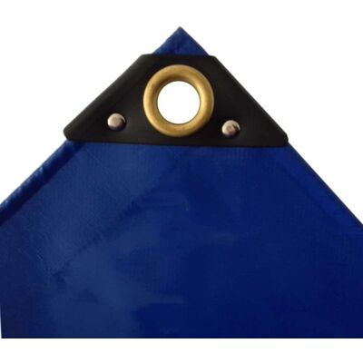 Boni-shop Plandeka PVC 650g/m², wodoodporna, niebieska, 4x6 m Boni-shop Plandeka PVC 650g/m², wodoodporna, niebieska, 4x6 m