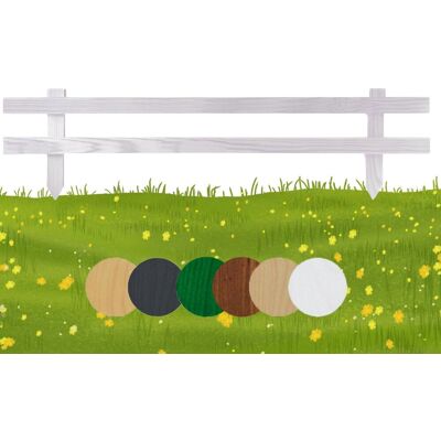 Płotek ogrodowy drewniany Floranica palisada 100 x 20 cm Biały - Obrzeża rabat, trawnika, dekoracja, ogrodzenie grządek, ścieżek Płotek ogrodowy drewniany Floranica palisada 100 x 20 cm Biały - Obrzeża rabat, trawnika, dekoracja, ogrodzenie grządek, ścieżek