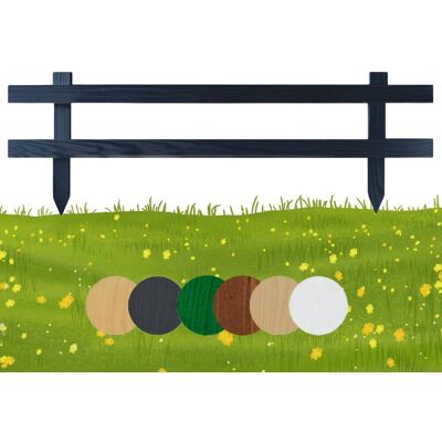 Płotek ogrodowy drewniany Floranica palisada 100 x 30 cm Antracyt 4 szt. - Obrzeża rabat, trawnika, dekoracja, ogrodzenie grządek, ścieżek Płotek ogrodowy drewniany Floranica palisada 100 x 30 cm Antracyt 4 szt. - Obrzeża rabat, trawnika, dekoracja, ogrodzenie grządek, ścieżek