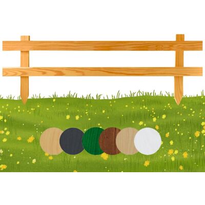 Płotek ogrodowy drewniany Floranica palisada 100 x 30 cm Naturalna - Obrzeża rabat, trawnika, dekoracja, ogrodzenie grządek, ścieżek Płotek ogrodowy drewniany Floranica palisada 100 x 30 cm Naturalna - Obrzeża rabat, trawnika, dekoracja, ogrodzenie grządek, ścieżek
