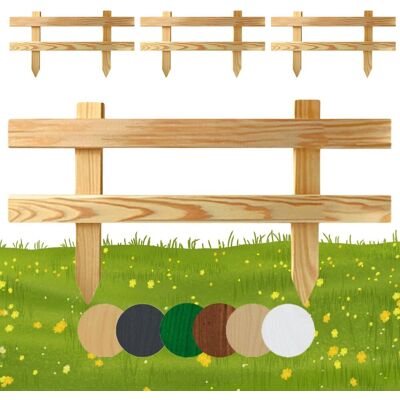 Płotek ogrodowy drewniany Floranica palisada 50 x 30 cm Nieimpregnowany 4 szt - Obrzeża rabat, trawnika, dekoracja, ogrodzenie grządek, ścieżek Płotek ogrodowy drewniany Floranica palisada 50 x 30 cm Nieimpregnowany 4 szt - Obrzeża rabat, trawnika, dekoracja, ogrodzenie grządek, ścieżek