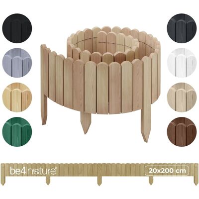 be4group PŁOTEK OGRODOWY drewniany, palisada, obrzeże trawnikowe Rolborder 200 x 20 cm Nieimpregnowany be4group PŁOTEK OGRODOWY drewniany, palisada, obrzeże trawnikowe Rolborder 200 x 20 cm Nieimpregnowany