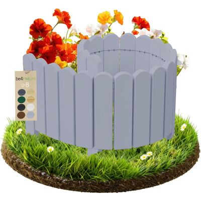 be4group PŁOTEK OGRODOWY drewniany, palisada, obrzeże trawnikowe Rollborder 100 x 20 cm Srebrny be4group PŁOTEK OGRODOWY drewniany, palisada, obrzeże trawnikowe Rollborder 100 x 20 cm Srebrny