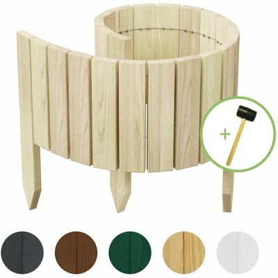 be4group Płotek Ogrodowy, Palisada, Obrzeże Trawnikowe Rollborder 100 X 30 Cm Nieimpregnowany be4group Płotek Ogrodowy, Palisada, Obrzeże Trawnikowe Rollborder 100 X 30 Cm Nieimpregnowany