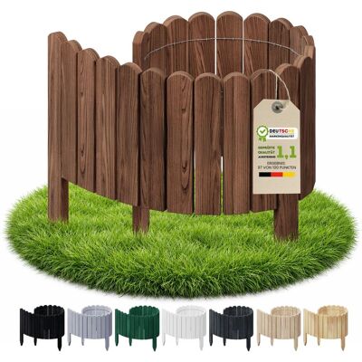 Płotek Ogrodowy Palisada Rollborder Obrzeże Floranica - 100 X 40 Cm Brązowy Płotek Ogrodowy Palisada Rollborder Obrzeże Floranica - 100 X 40 Cm Brązowy