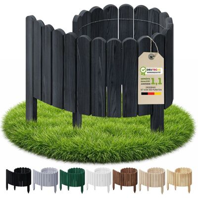 PŁOTEK OGRODOWY Palisada Rollborder Obrzeże rabatkowe drewniane Floranica - 100 x 20 cm Antracytowy PŁOTEK OGRODOWY Palisada Rollborder Obrzeże rabatkowe drewniane Floranica - 100 x 20 cm Antracytowy