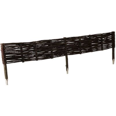 WickerPL Płotek wiklinowy niski 100 cm WickerPL Płotek wiklinowy niski 100 cm