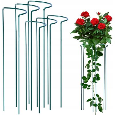 KADAX PODPORA DO ROŚLIN KWIATÓW OBEJMA METALOWA DUŻA ZIELONA 3x90 + 3x115cm KADAX PODPORA DO ROŚLIN KWIATÓW OBEJMA METALOWA DUŻA ZIELONA 3x90 + 3x115cm