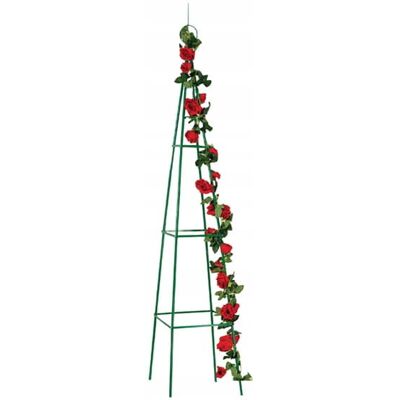 Planta Podpora Do Roślin Pnących 40x200cm Stojak Metalowy Ogrodowy Zielony Planta Podpora Do Roślin Pnących 40x200cm Stojak Metalowy Ogrodowy Zielony