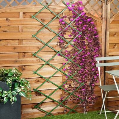 ProGarden Podpora Do Roślin Zielona Rozkładana 180x60 Cm ProGarden Podpora Do Roślin Zielona Rozkładana 180x60 Cm
