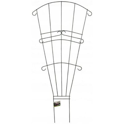 Planta Podpora Ogrodowa Do Roślin Pnących Z Ozdobnym Łukiem 70x150cm Ciemnozielona Planta Podpora Ogrodowa Do Roślin Pnących Z Ozdobnym Łukiem 70x150cm Ciemnozielona
