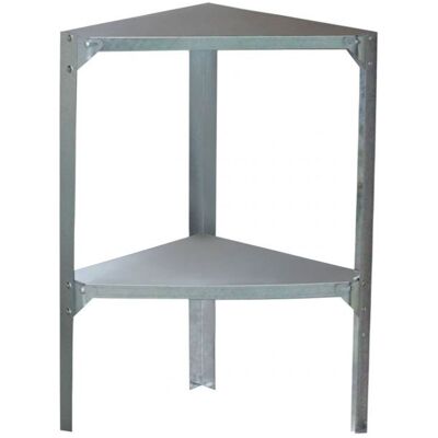 Półka G21 narożna 42 x 42 cm, do domków ogrodowych i szklarn Półka G21 narożna 42 x 42 cm, do domków ogrodowych i szklarn