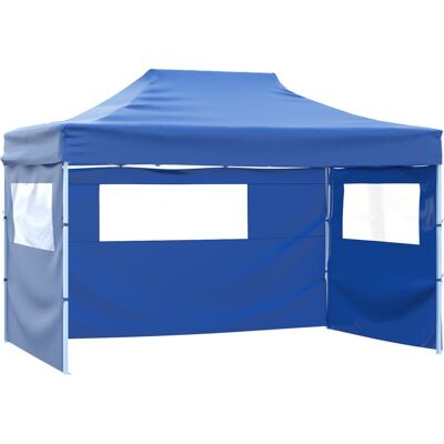 VMP Profesjonalny, składany namiot imprezowy, 3 ściany, 3x4 m, stal VMP Profesjonalny, składany namiot imprezowy, 3 ściany, 3x4 m, stal