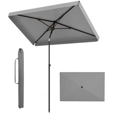 COSTWAY Prostokątny Parasol Ogrodowy Z Regulacją Kąta Nachylenia COSTWAY Prostokątny Parasol Ogrodowy Z Regulacją Kąta Nachylenia