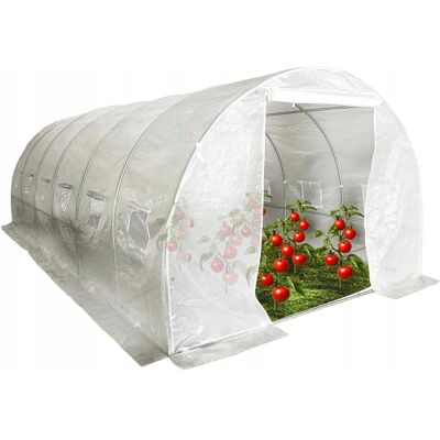 Kontrasto Sama folia zamienna poszycie tunel ogrodowy 6x3x2 szklarnia 18 m² biała Kontrasto Sama folia zamienna poszycie tunel ogrodowy 6x3x2 szklarnia 18 m² biała
