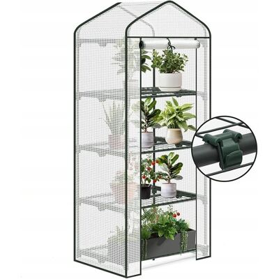 Inny producent SEKEY MINI SZKLARNIA OGRÓD BALKON Z 4 PÓŁKAMI FOLIOWA 160 X 70 X 50 CM Inny producent SEKEY MINI SZKLARNIA OGRÓD BALKON Z 4 PÓŁKAMI FOLIOWA 160 X 70 X 50 CM