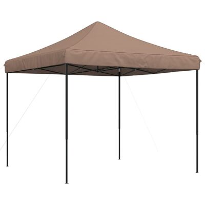 VMP Składany namiot imprezowy typu pop-up, brązowy, 292x292x315 cm VMP Składany namiot imprezowy typu pop-up, brązowy, 292x292x315 cm