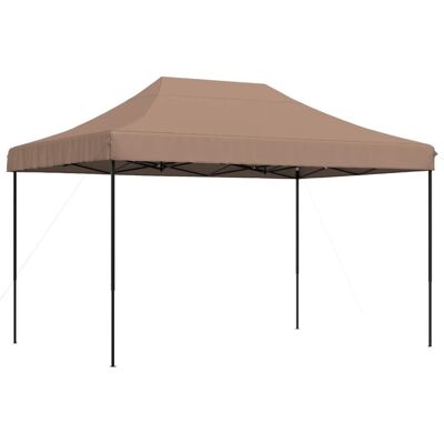 VMP Składany namiot imprezowy typu pop-up, brązowy, 410x279x315 cm VMP Składany namiot imprezowy typu pop-up, brązowy, 410x279x315 cm