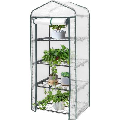 Inny producent Szklarnia Mini 4-Poziomowa Rama Wzmocniona Plandeka PCV 69x49x158cm Inny producent Szklarnia Mini 4-Poziomowa Rama Wzmocniona Plandeka PCV 69x49x158cm