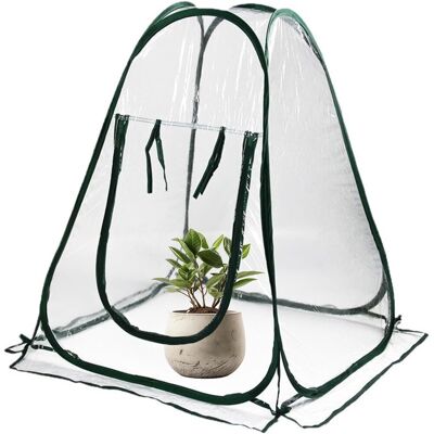 Inny producent SZKLARNIA MINI FOLIOWA 70x70x80 CM NAMIOT ZIMOWY NA BALKON I DO OGRODU Inny producent SZKLARNIA MINI FOLIOWA 70x70x80 CM NAMIOT ZIMOWY NA BALKON I DO OGRODU