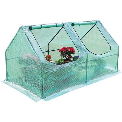Garden Line SZKLARNIA OGRODOWA MAŁA ZIELONA 120 x 62 x H60/30cm TUN5521 CHOMIK Garden Line SZKLARNIA OGRODOWA MAŁA ZIELONA 120 x 62 x H60/30cm TUN5521 CHOMIK