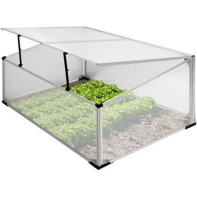 ECD Germany Szklarnia ogrodowa poliwęglan aluminiowa roślina warzywo pomidor kwiaty 100x60x40 cm ECD Germany Szklarnia ogrodowa poliwęglan aluminiowa roślina warzywo pomidor kwiaty 100x60x40 cm