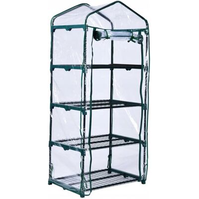 DEDRA GARDEN Szklarnia ogrodowa składana DEDRA 69x49x160cm na zamek stal PCV 4 półki DEDRA GARDEN Szklarnia ogrodowa składana DEDRA 69x49x160cm na zamek stal PCV 4 półki