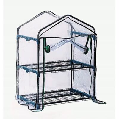 Szklarnia ogrodowa składana DEDRA 69x49x95cm 2półki stal folia PVC na zamek Szklarnia ogrodowa składana DEDRA 69x49x95cm 2półki stal folia PVC na zamek