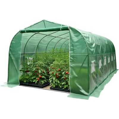 Inny producent Szklarnia Ogrodowa Tunel Foliowy 18m2 6x3m Folia UV 140g Ocynk 12 Okien Inny producent Szklarnia Ogrodowa Tunel Foliowy 18m2 6x3m Folia UV 140g Ocynk 12 Okien
